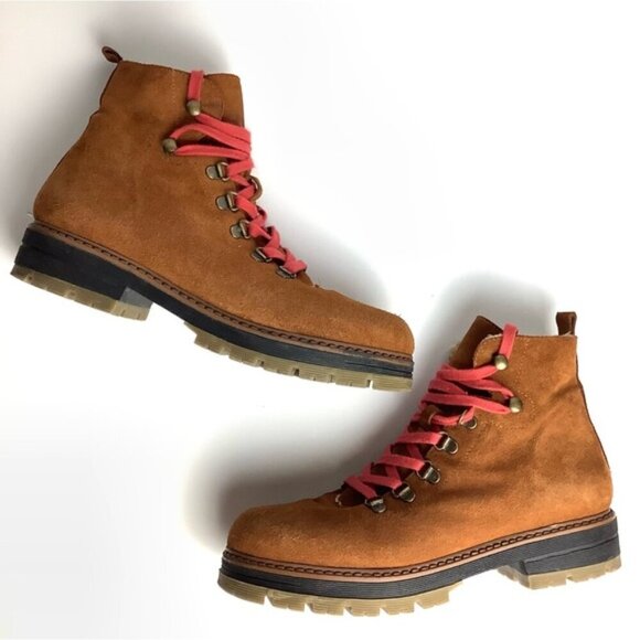 AVELLINI HIKING SUEDE SHEARLING LINED BOOTS 39 - Picture 3 of 13